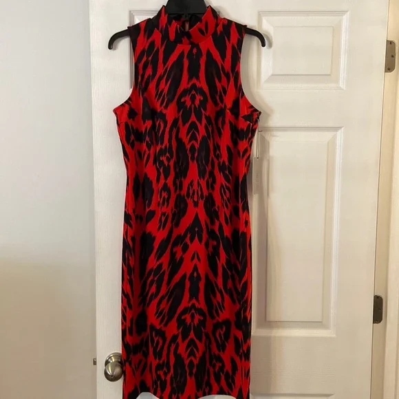 Jennifer Lopez | Dresses | Jennifer Lopez Dress Size 4 Brand New With Tags  Color Red And Black Beautiful | Poshmark